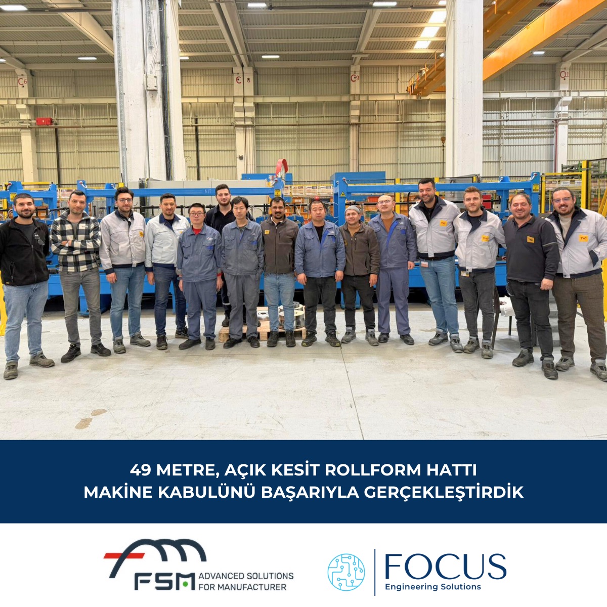 TAMAMLANAN PROJE -  49 Metre ROLLFORM HATTI